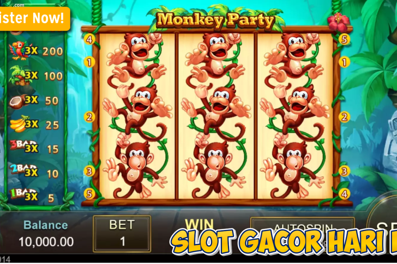 Sensasi Hoki Tanpa Batas di Monkey Party: Menuju Maxwin 2025